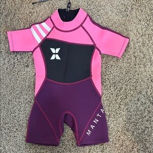Hurley Toddler Dive & Sail 2.5 MM Neoprene Springsuit Wetsuit Size Small